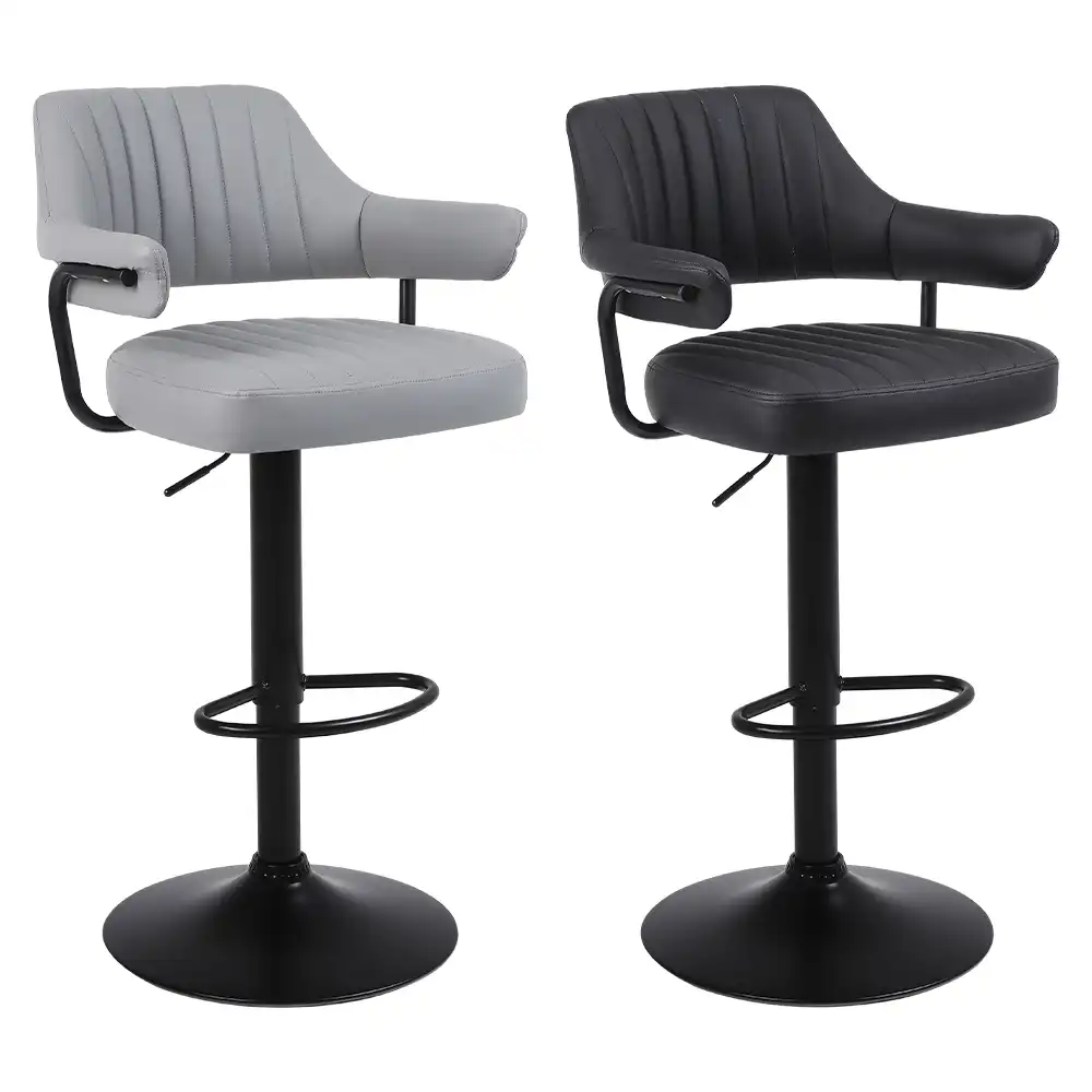 leather swivel bar stool